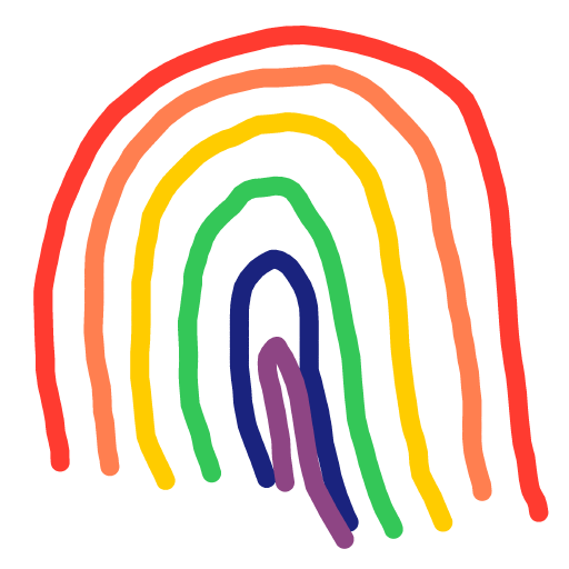 Rainbow drawing by Bri3