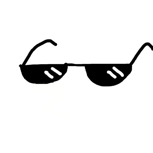 Sunglasses drawing by coolest_person_ever