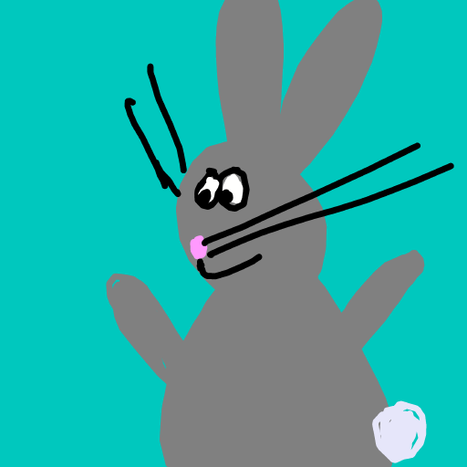 Rabbit drawing by sun-rose-drive