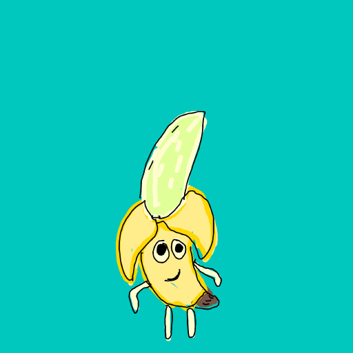 Banana drawing by tris - art _ wow