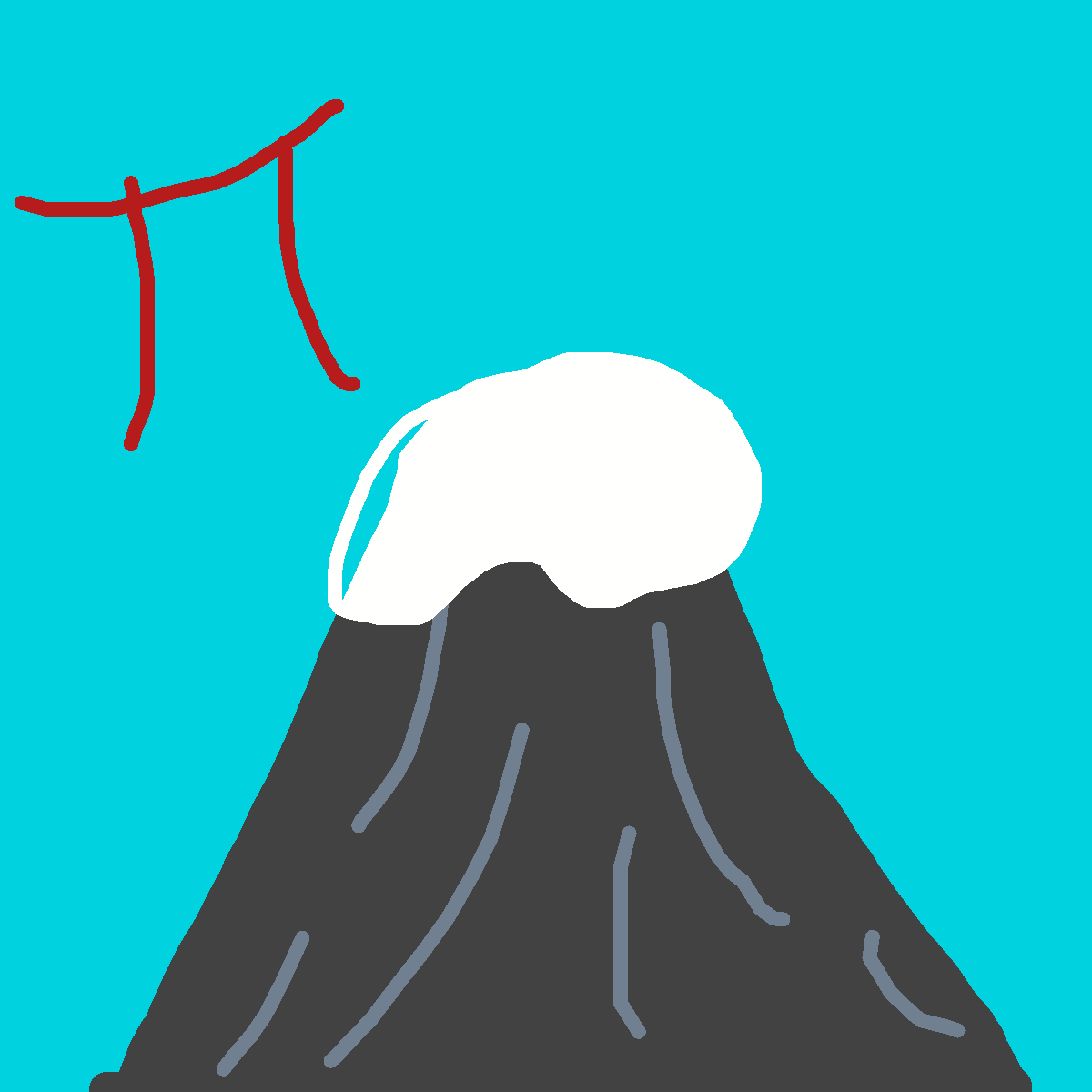 Mount Fuji drawing by countnicula