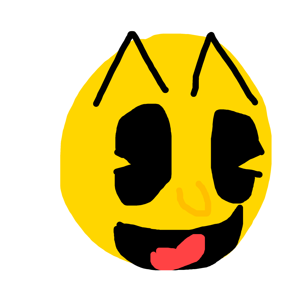 Pac-Man drawing by poopy-pants