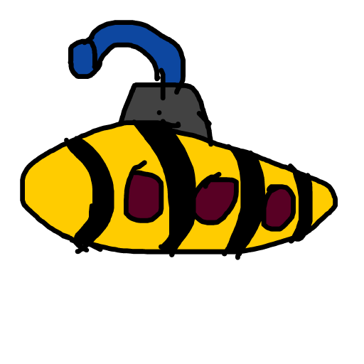 Submarine drawing by jivemarlin