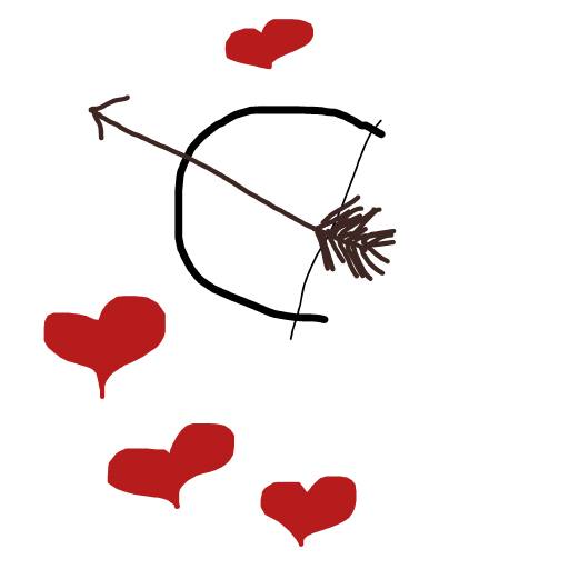 Cupid drawing by vale