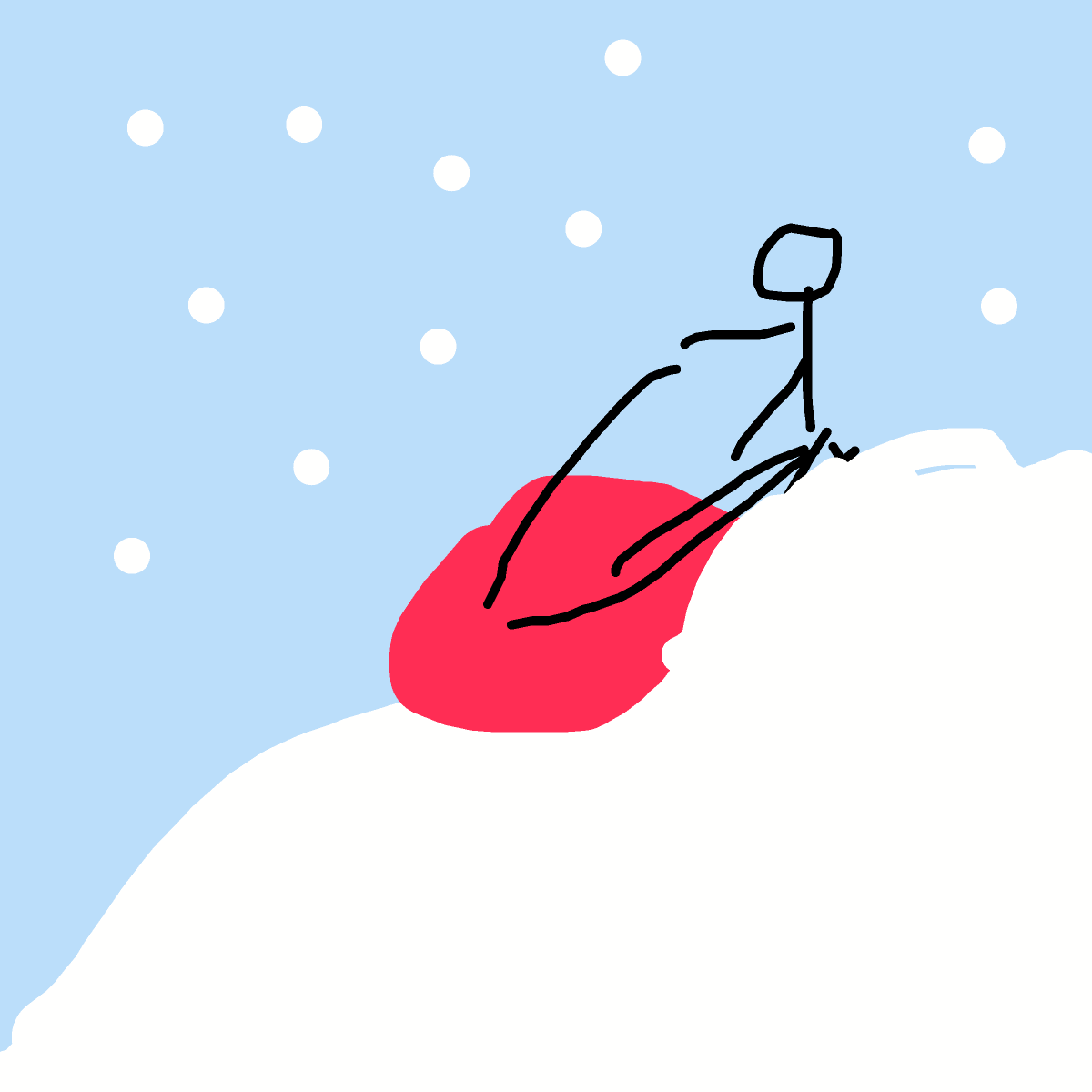 Sled drawing by jester