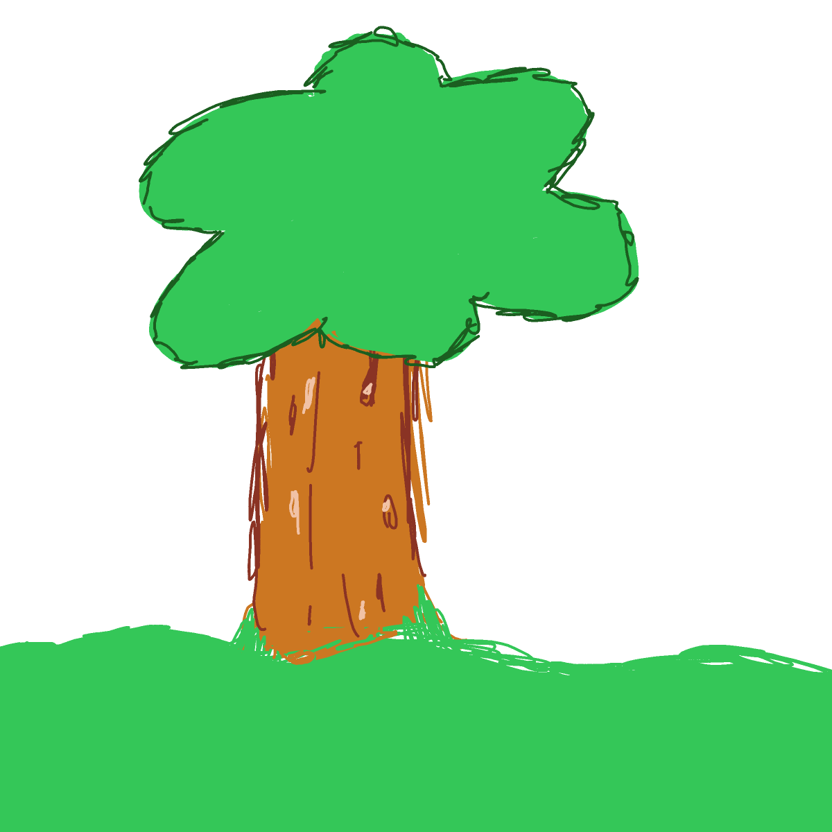 Tree drawing by GhoulBeing