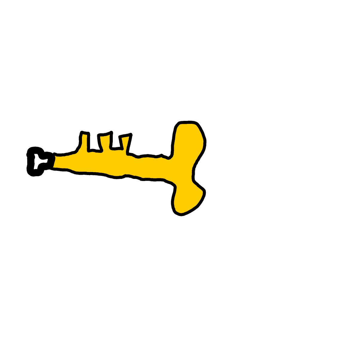 Trumpet drawing by sonic-amber-way