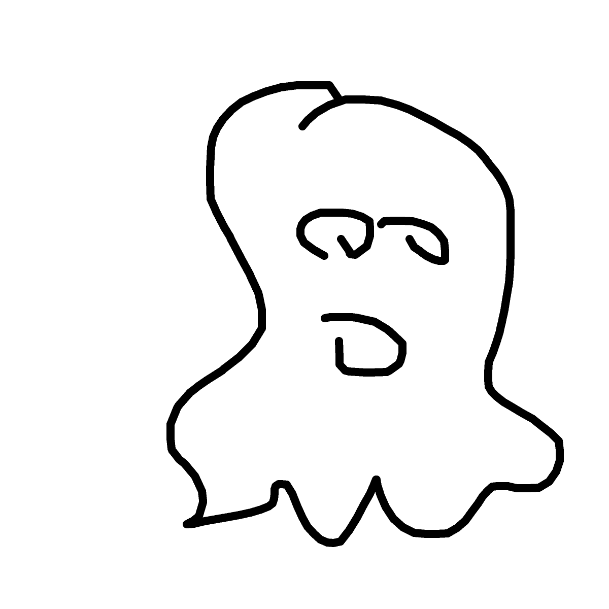 Ghost drawing by prime-edge-shape