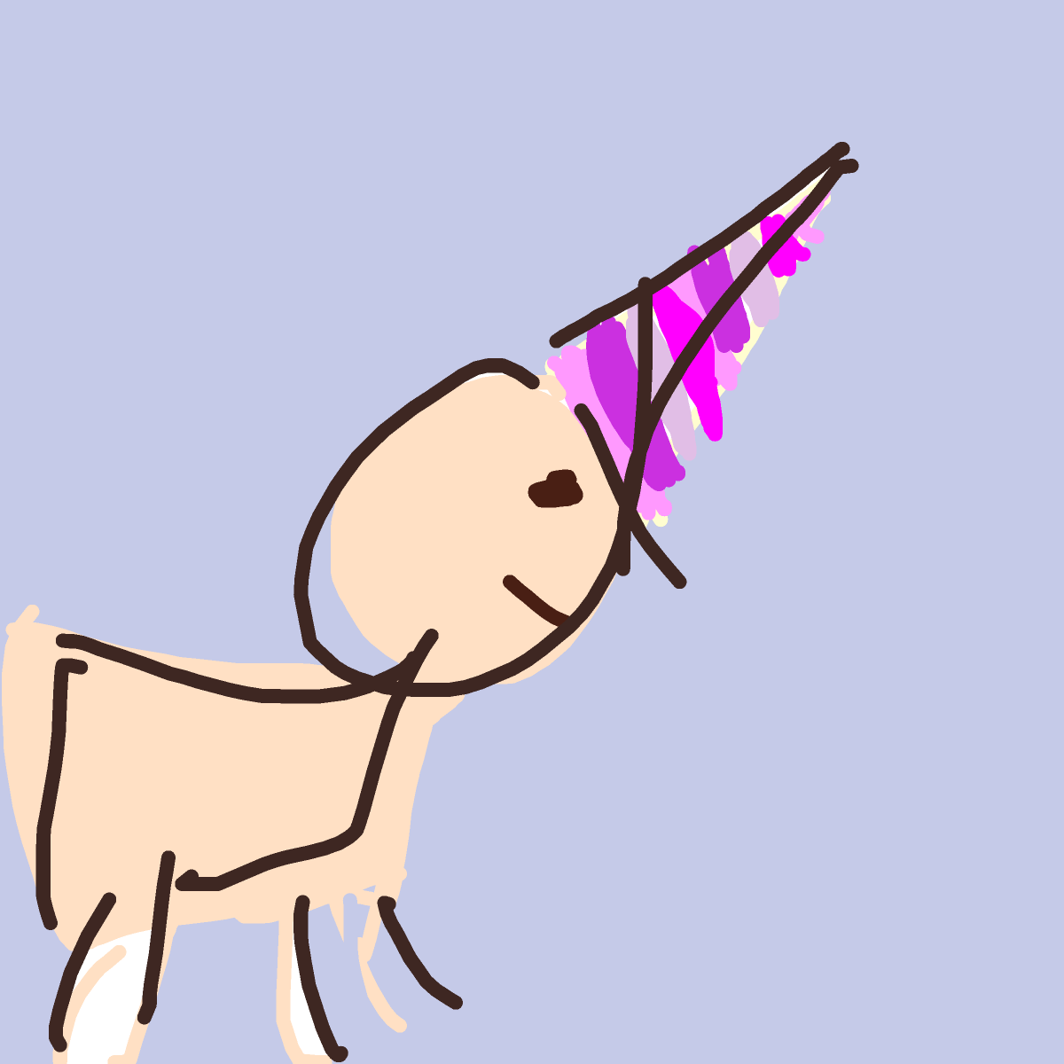 Unicorn drawing by vivid-color-style