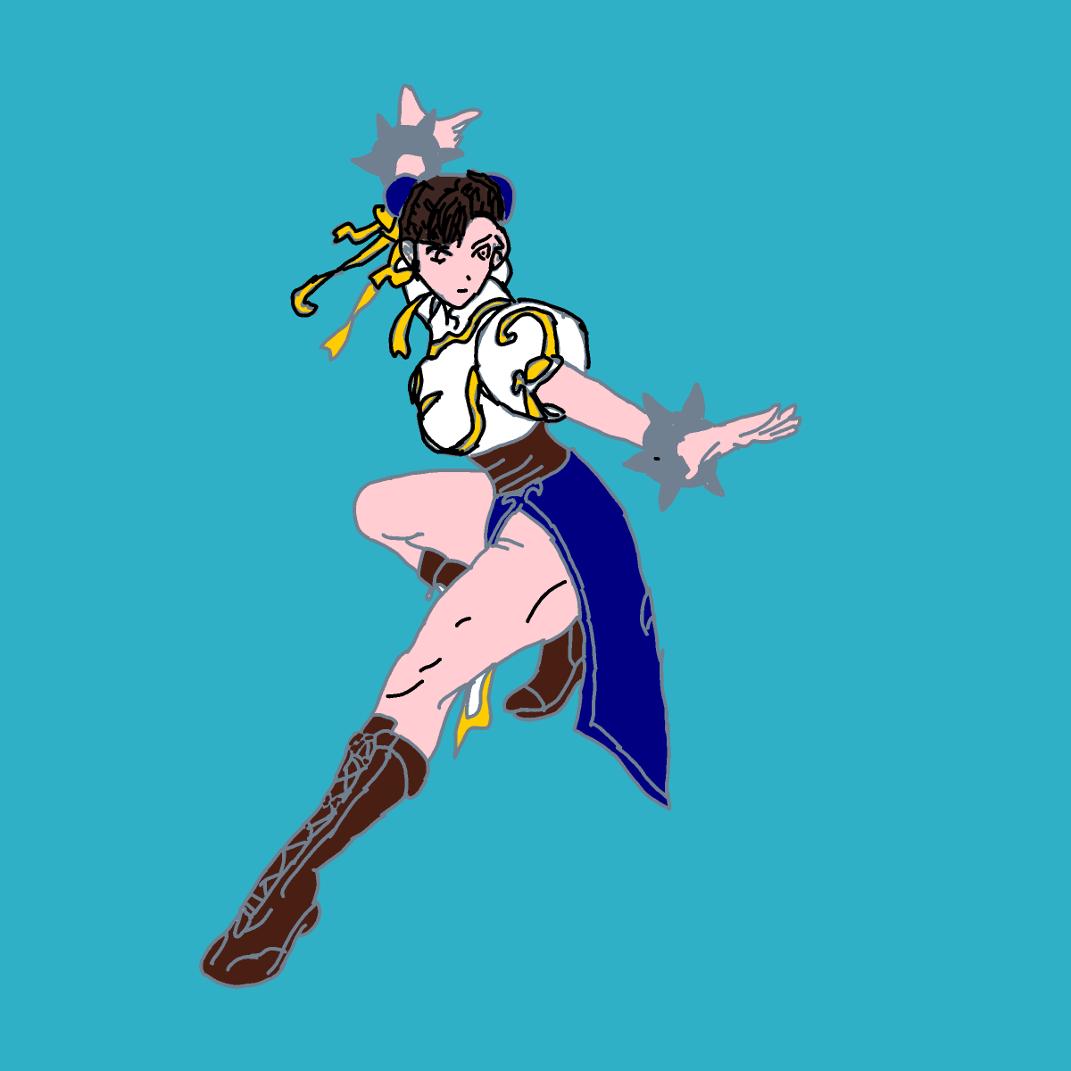 Chun-Li drawing by true-wide-bard