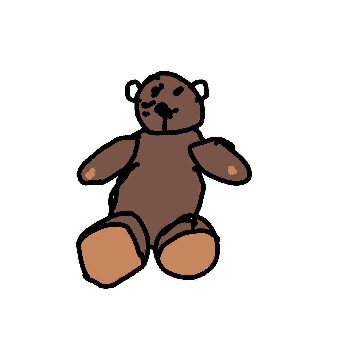 Teddy Bear drawing by Shew