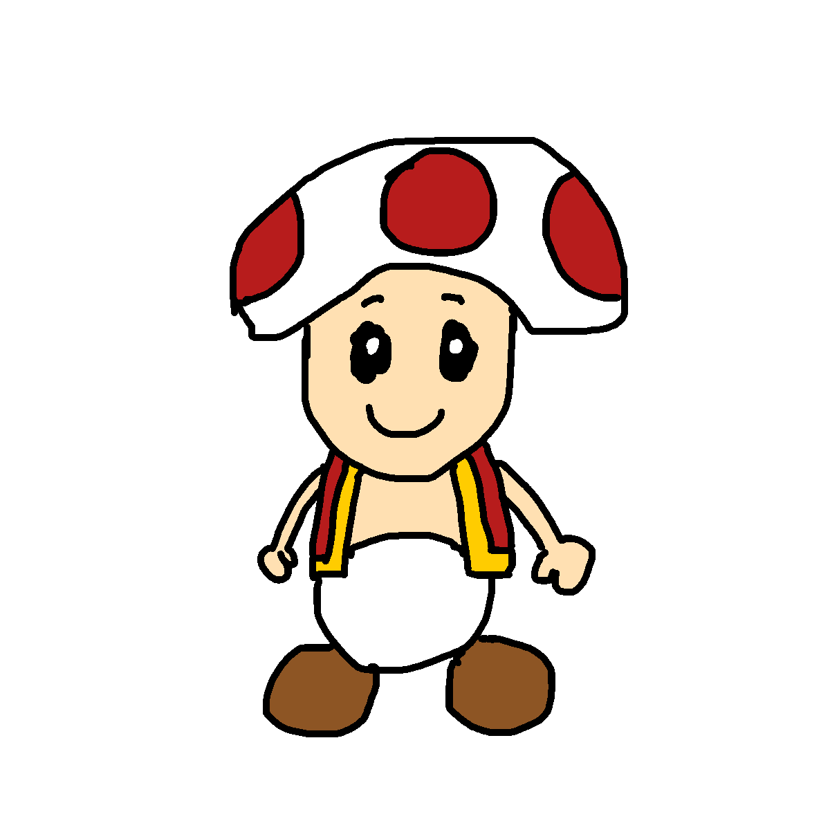 Toad drawing by kyle