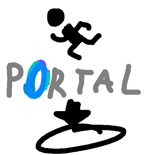 Portal drawing by macaronimiles