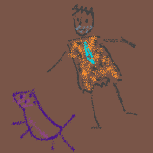 Caveman drawing by koko_b_where