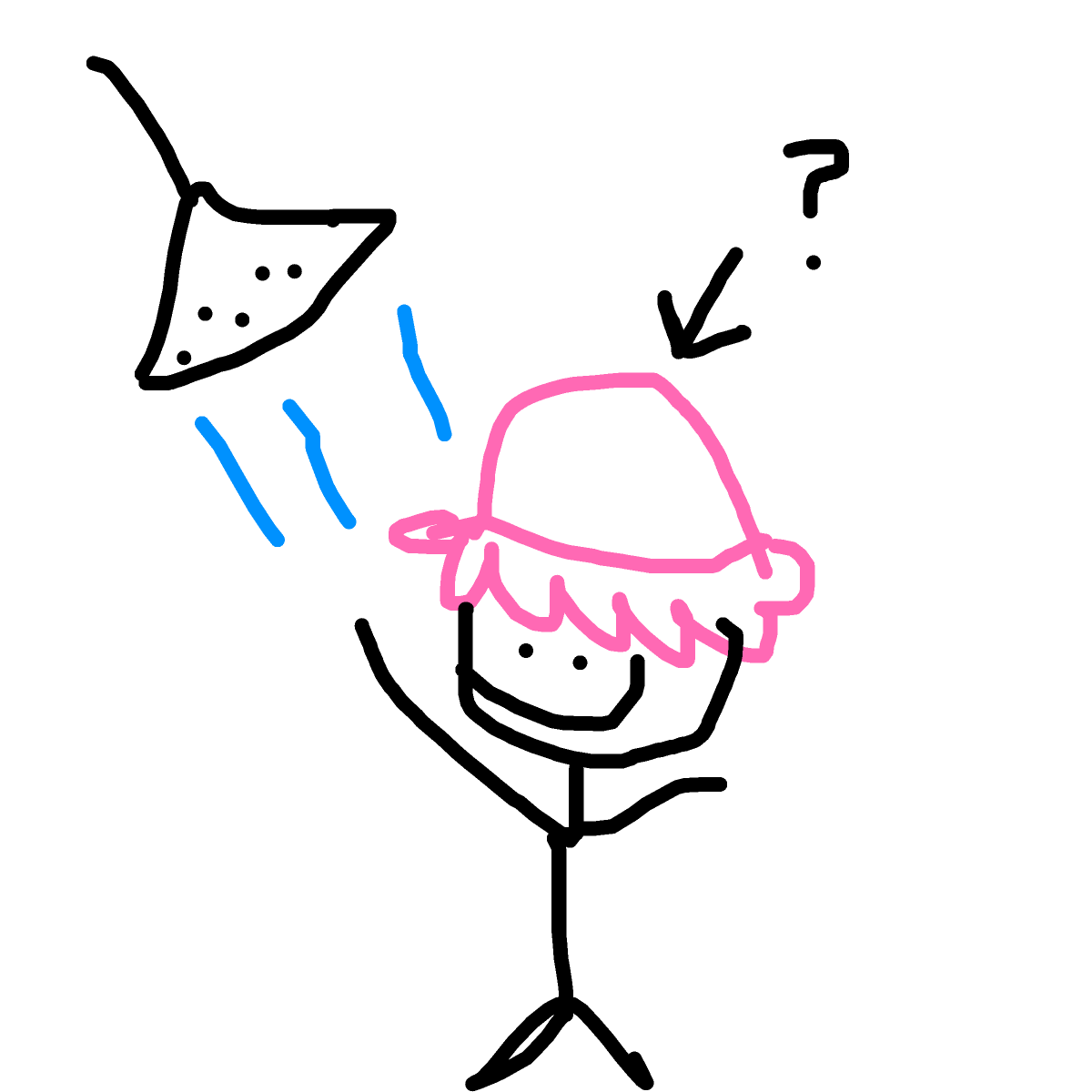 Shower Cap drawing by fine-happy-soul