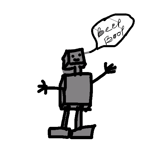 Robot drawing by kyle