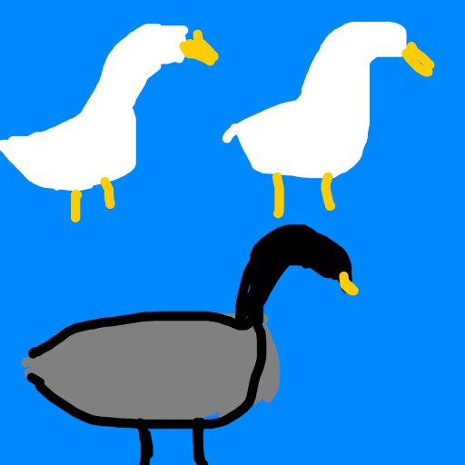 Goose drawing by rare-huge-ninja