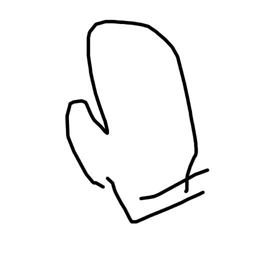 Mitten drawing by joolz