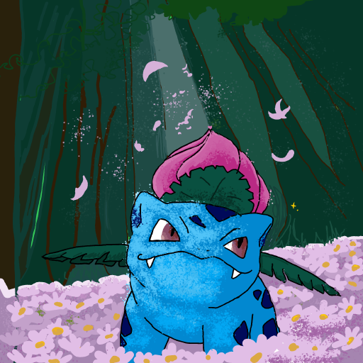 Ivysaur drawing by Soybean
