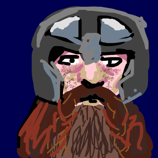 Gimli drawing by knoxy