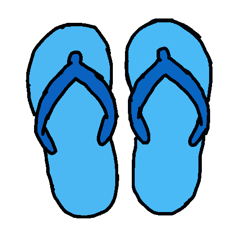 Flip Flop drawing by kyle