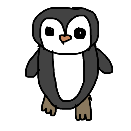 Penguin drawing by mikestam195