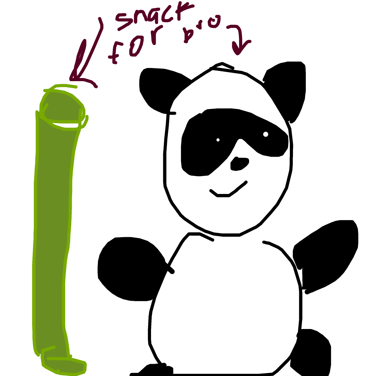 Bamboo drawing by tittychakras