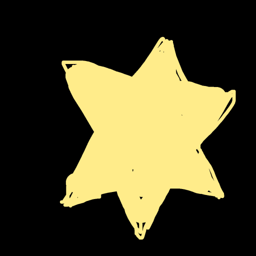 Star drawing by vangogh