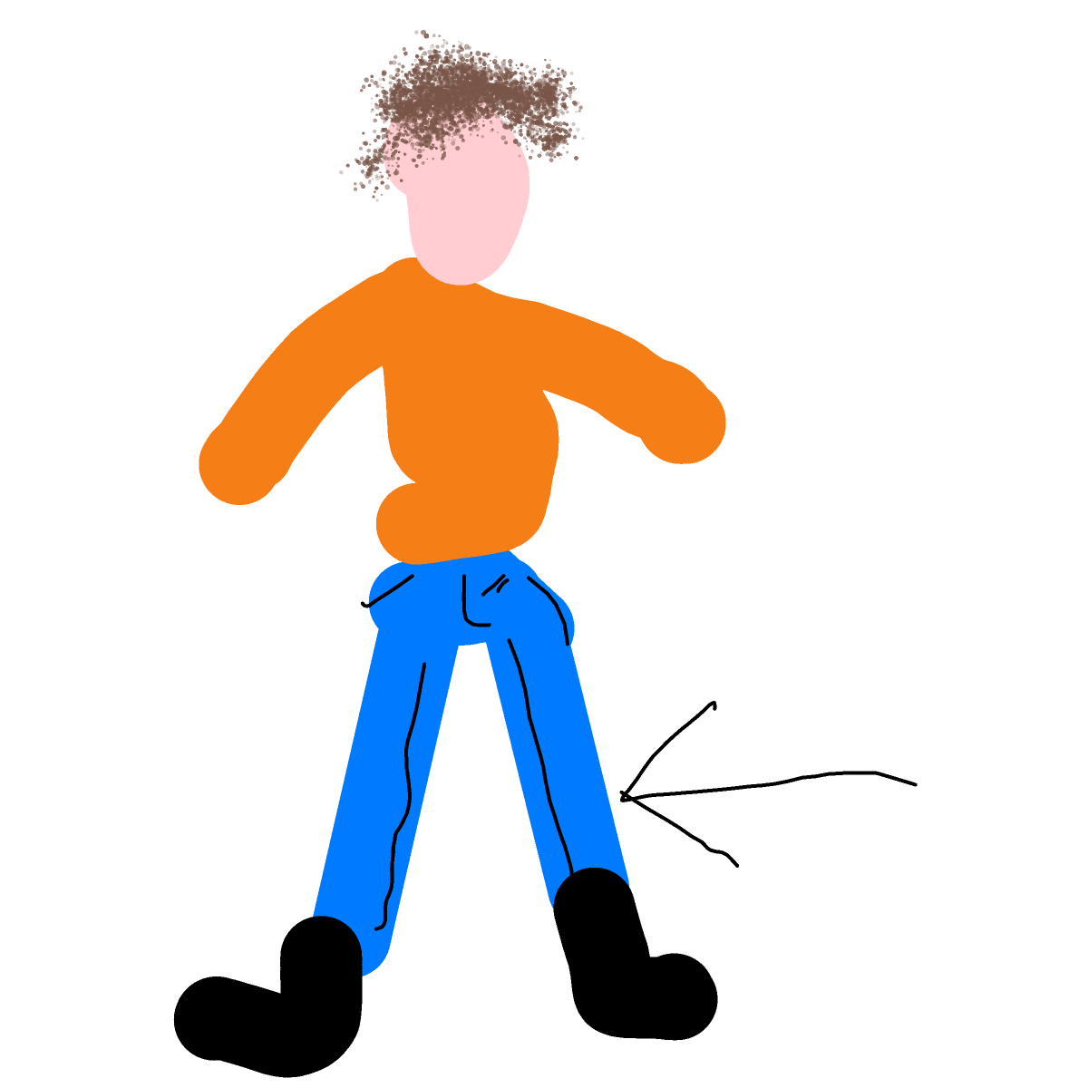 Jeans drawing by pearl-warm-king