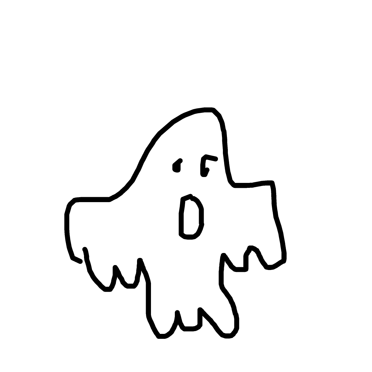 Ghost drawing by lili