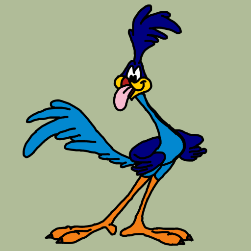 Road Runner drawing by monthra