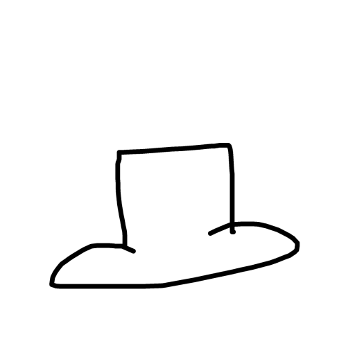 Hat drawing by bia