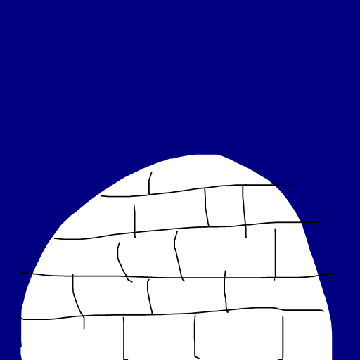 Igloo drawing by great-fresh-style
