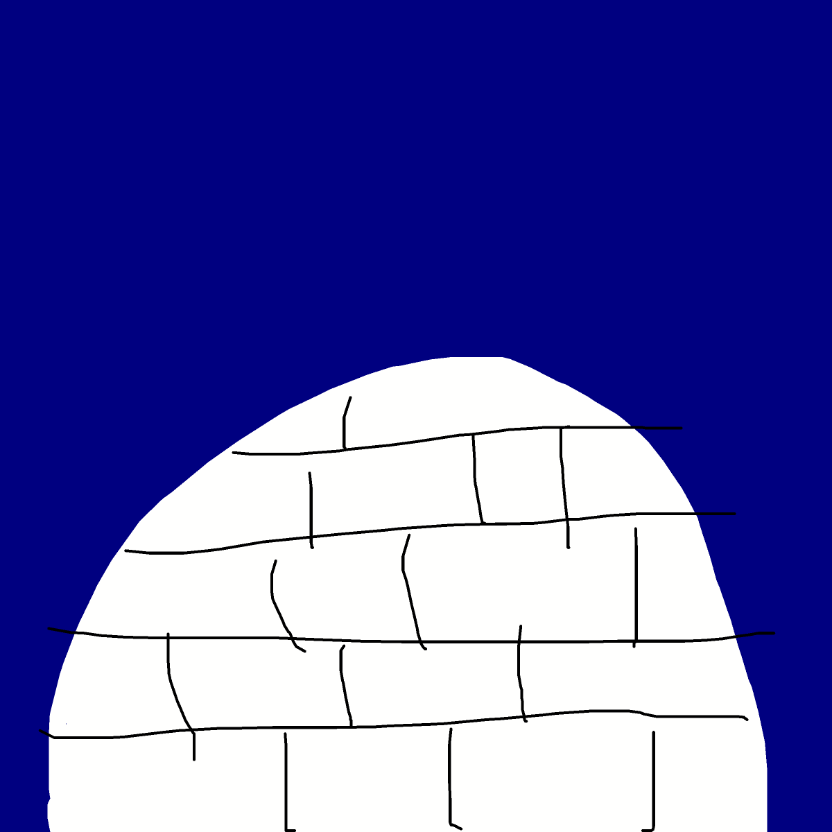 Igloo drawing by great-fresh-style