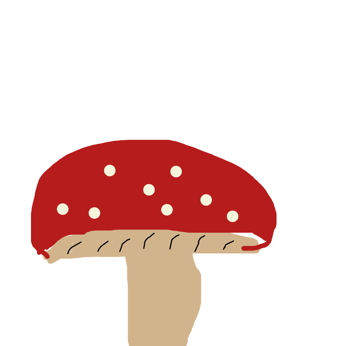 Mushroom drawing by great-fresh-style
