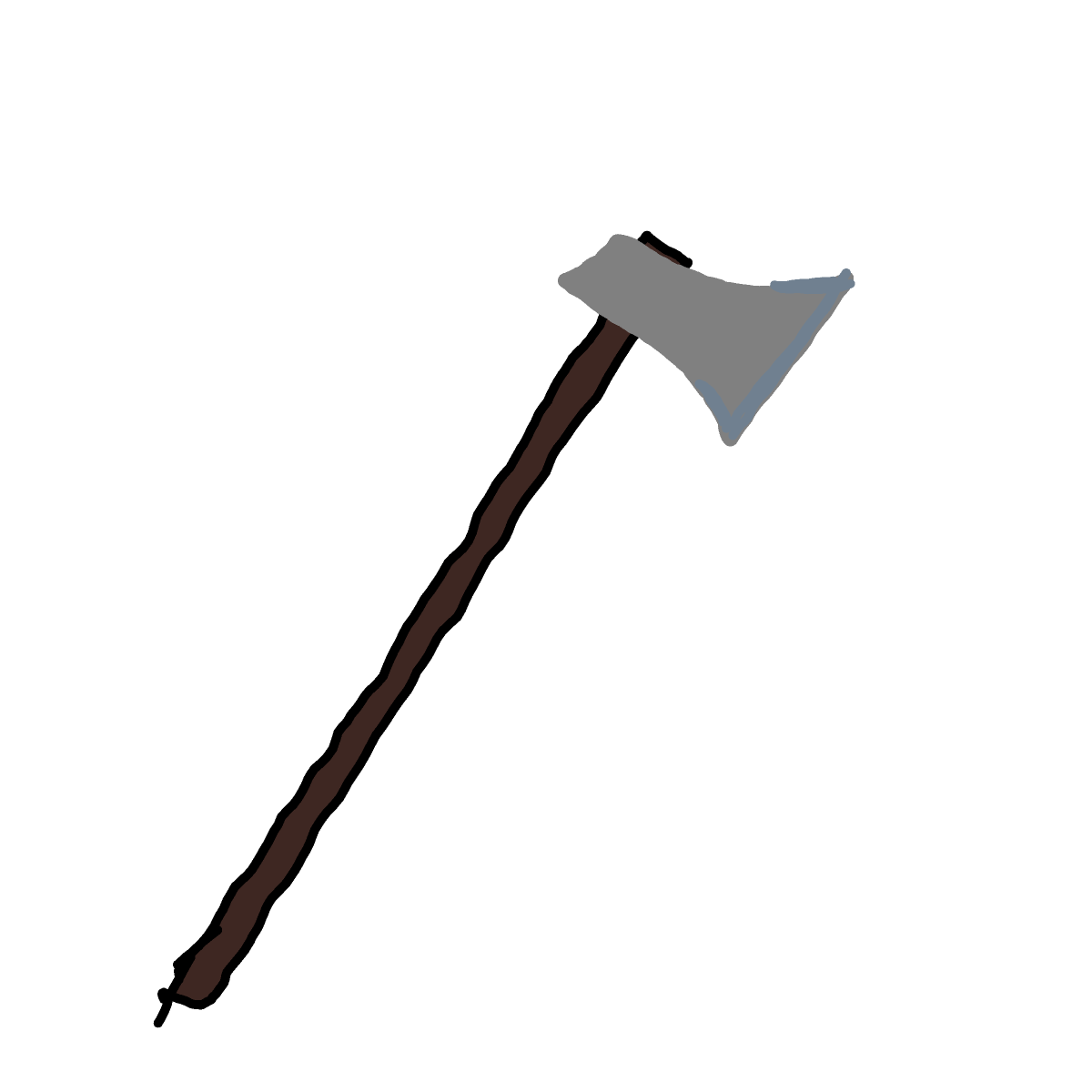 Axe drawing by Nuss