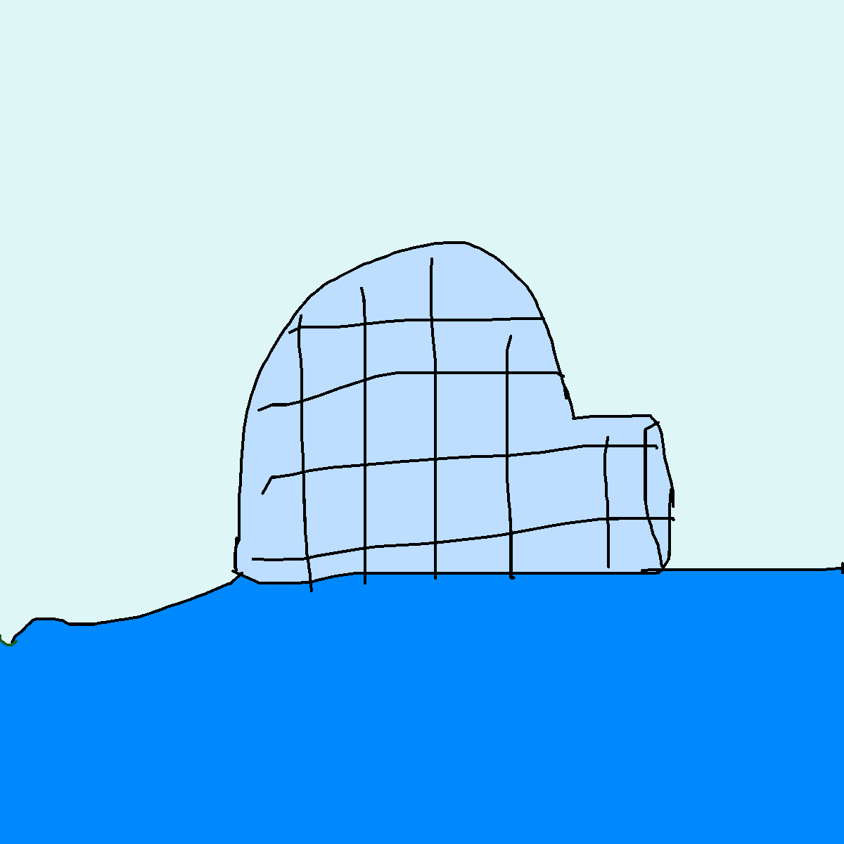 Igloo drawing by kyle