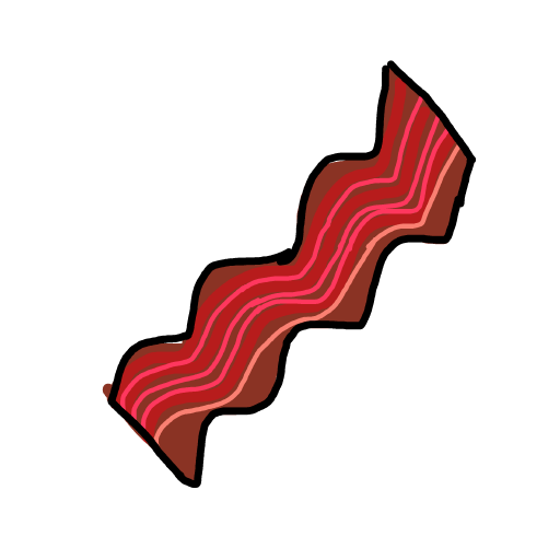 Bacon drawing by spleenonlean