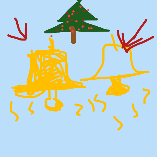 Jingle Bells drawing by babitheartist