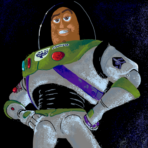 Buzz Lightyear drawing by Soybean
