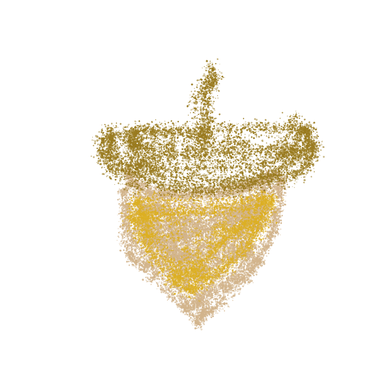Acorn drawing by free-graph-drive