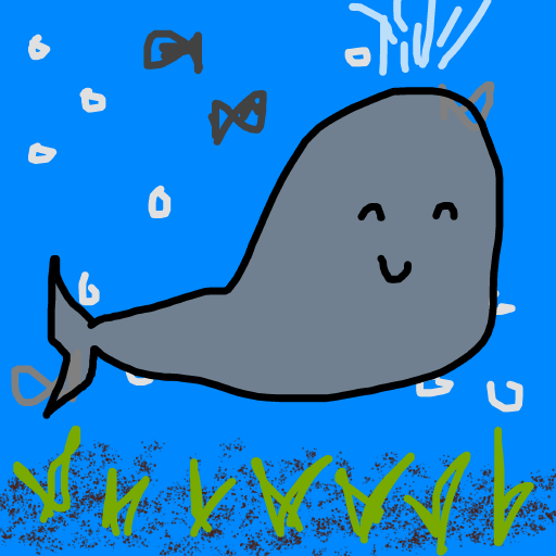 Whale drawing by pure-wave-frost