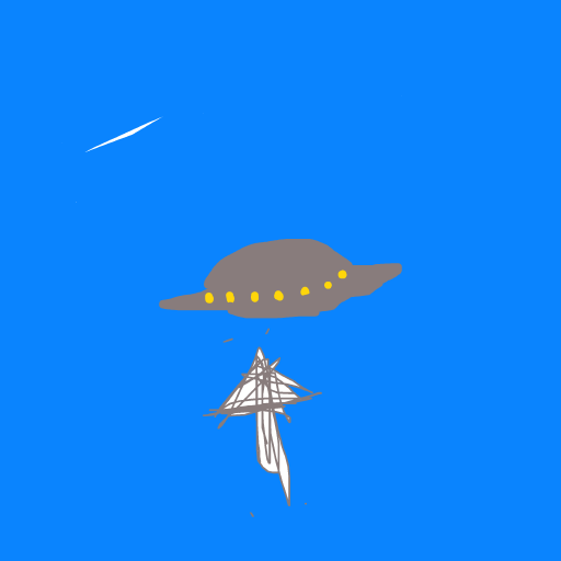 UFO drawing by brass-sage-way