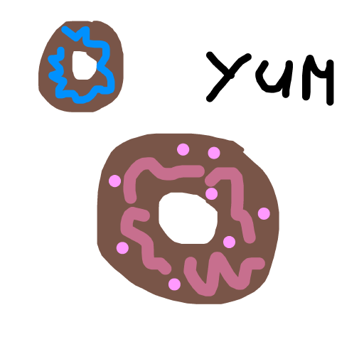 Donut drawing by tirza