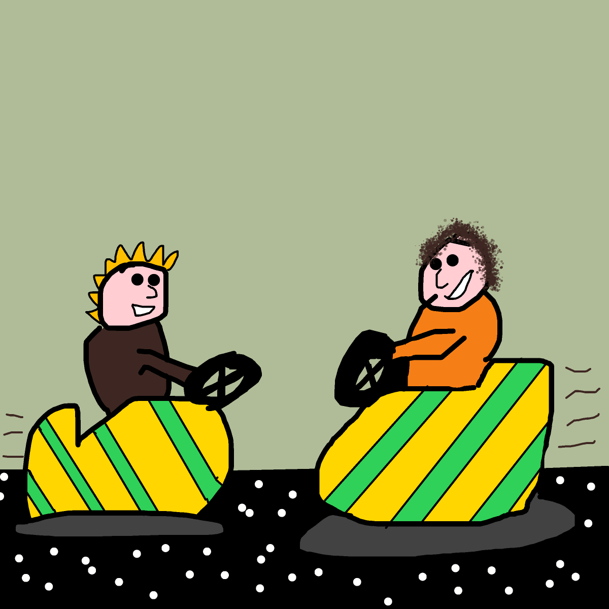 Bumper Car drawing by johnny boy