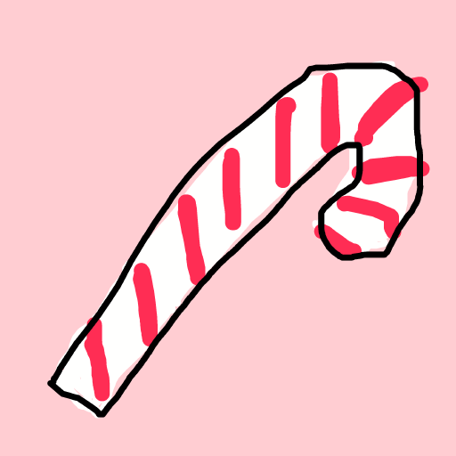 Candy Cane drawing by dark-clear-force