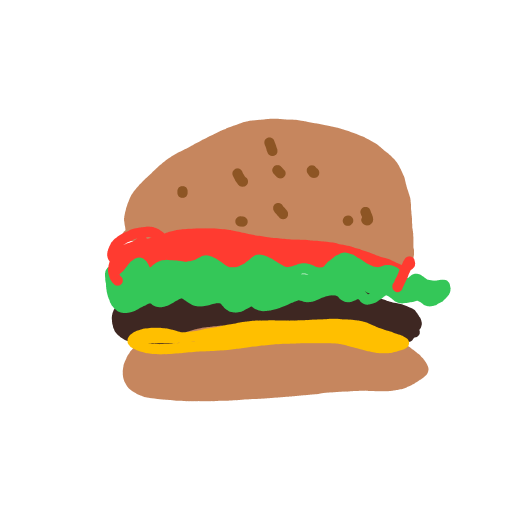 Burger drawing by sonic-amber-way