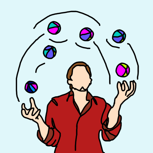 Juggler drawing by monthra