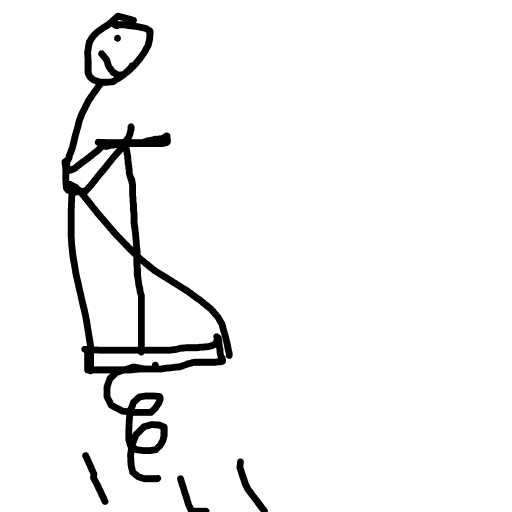 Pogo Stick drawing by wind-base-blade
