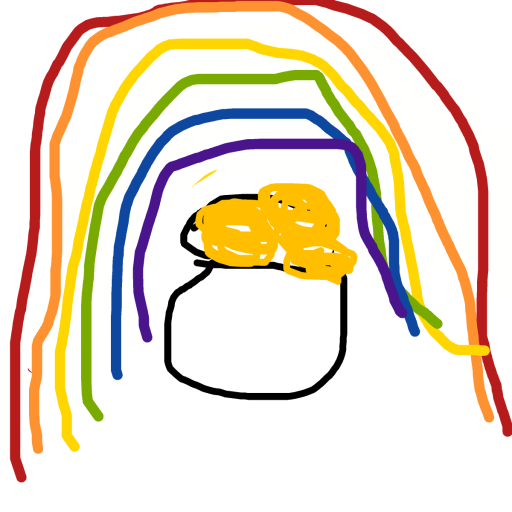 Pot of Gold drawing by vivid-soft-guide
